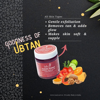 Rustic Art Tomato Walnut Body Scrub Concentrate