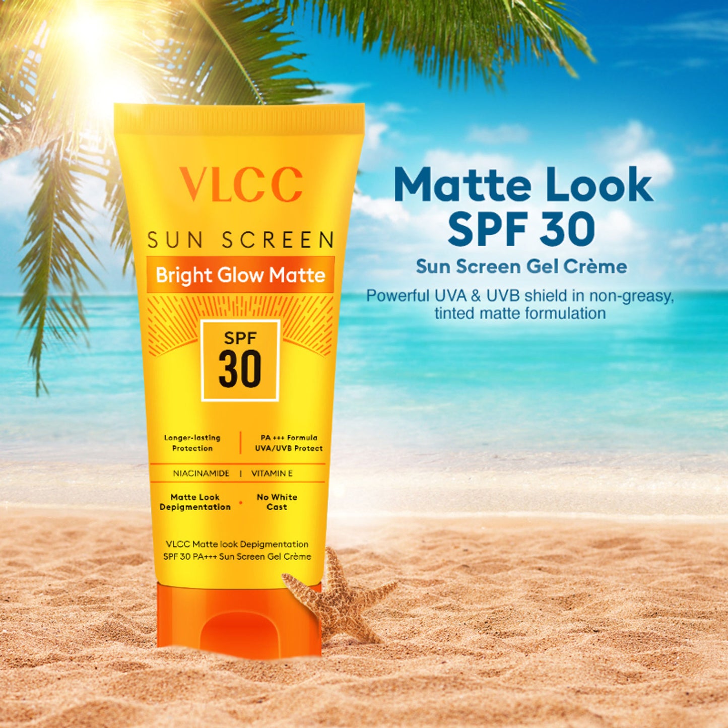 VLCC Matte Look SPF 30 Sun Screen Gel Creme
