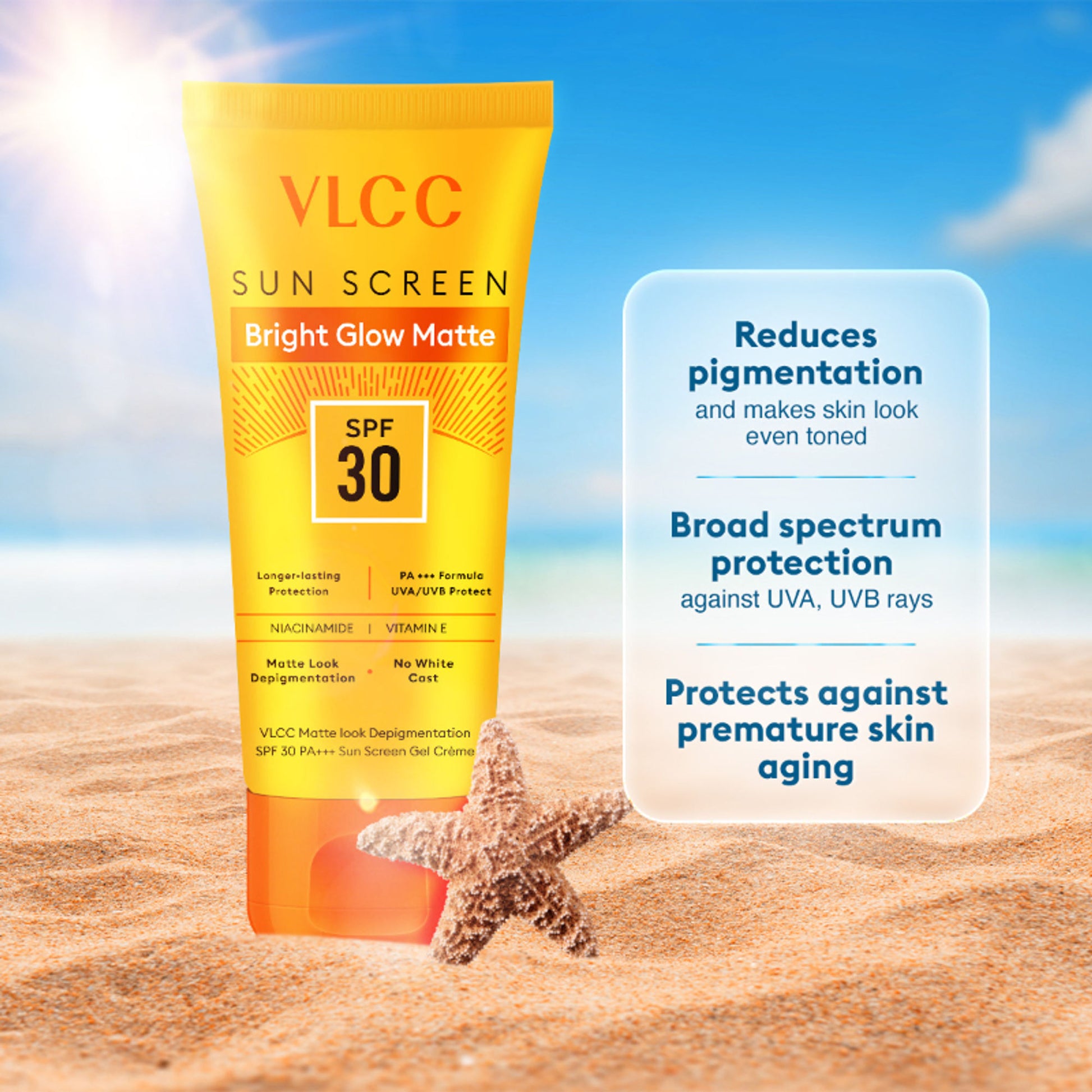 VLCC Matte Look SPF 30 Sun Screen Gel Creme