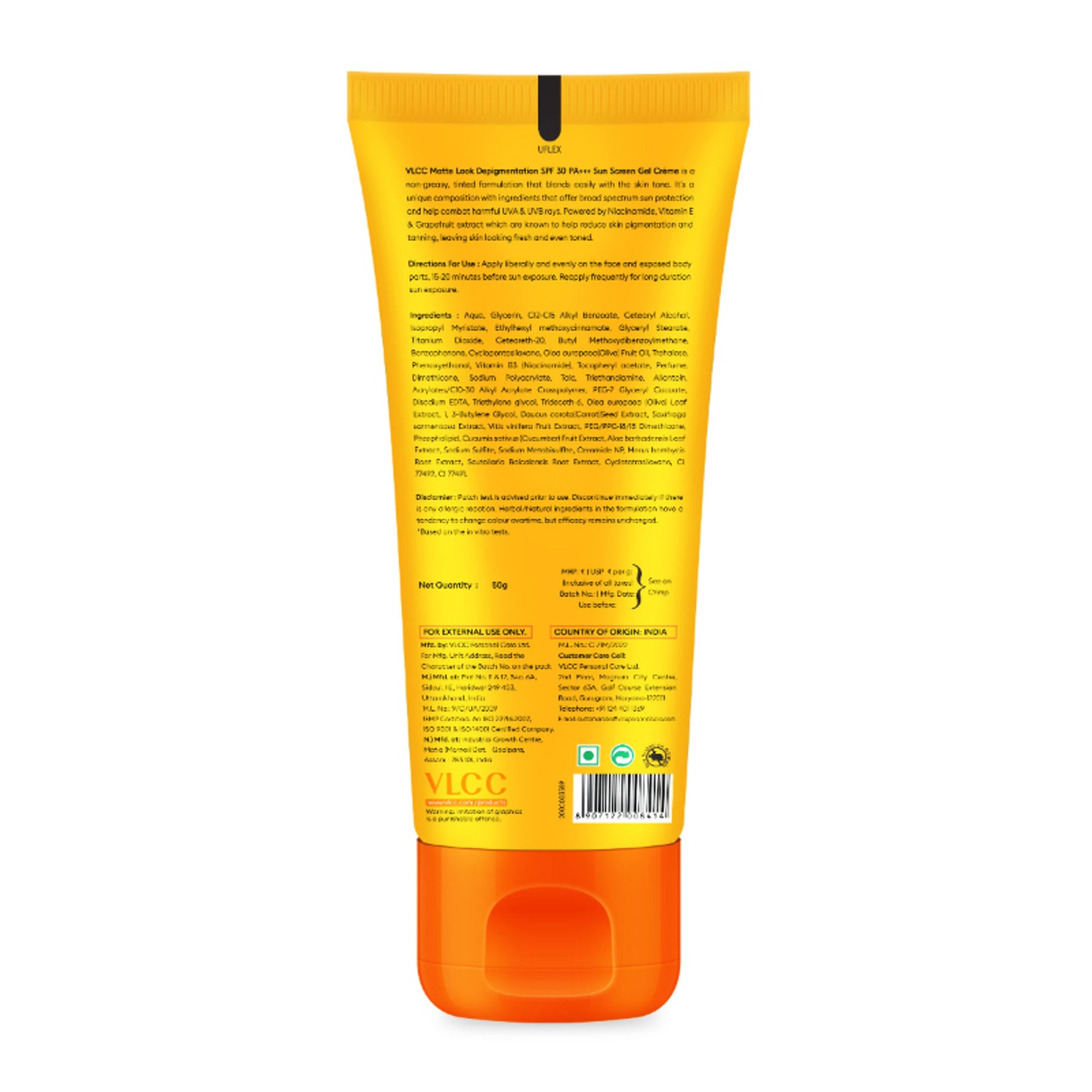 VLCC Matte Look SPF 30 Sun Screen Gel Creme