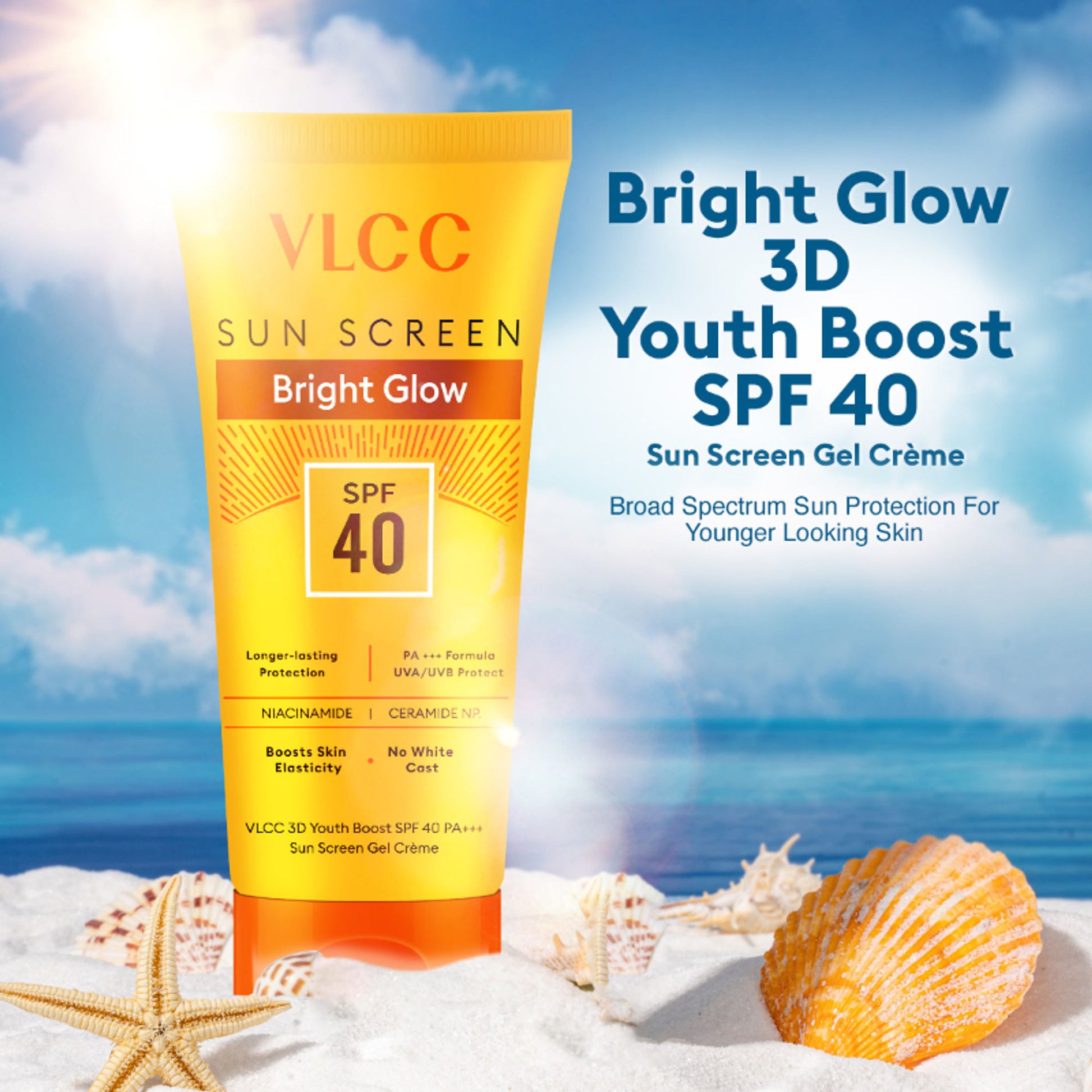 VLCC 3D Youth Boost SPF40 Sun Screen Gel Creme