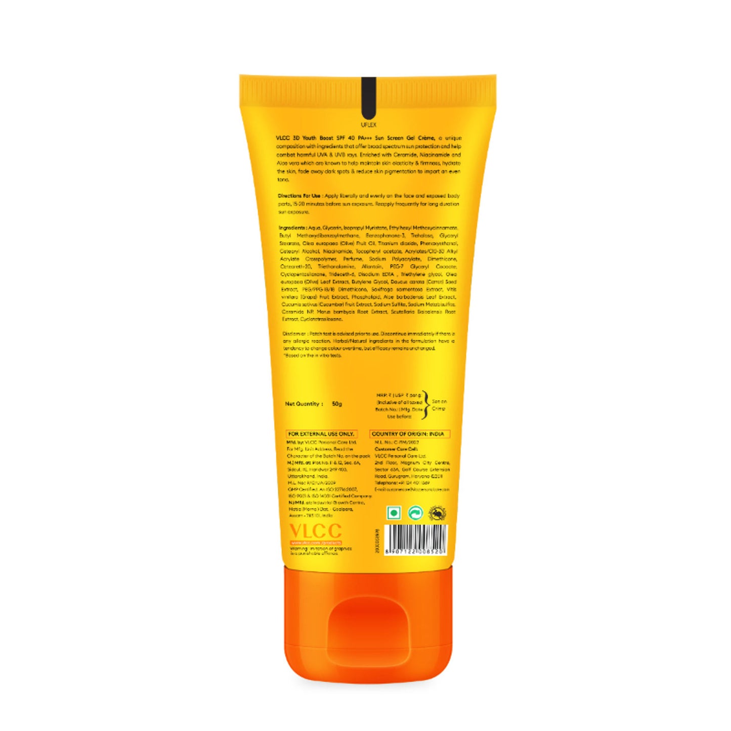 VLCC 3D Youth Boost SPF40 Sun Screen Gel Creme
