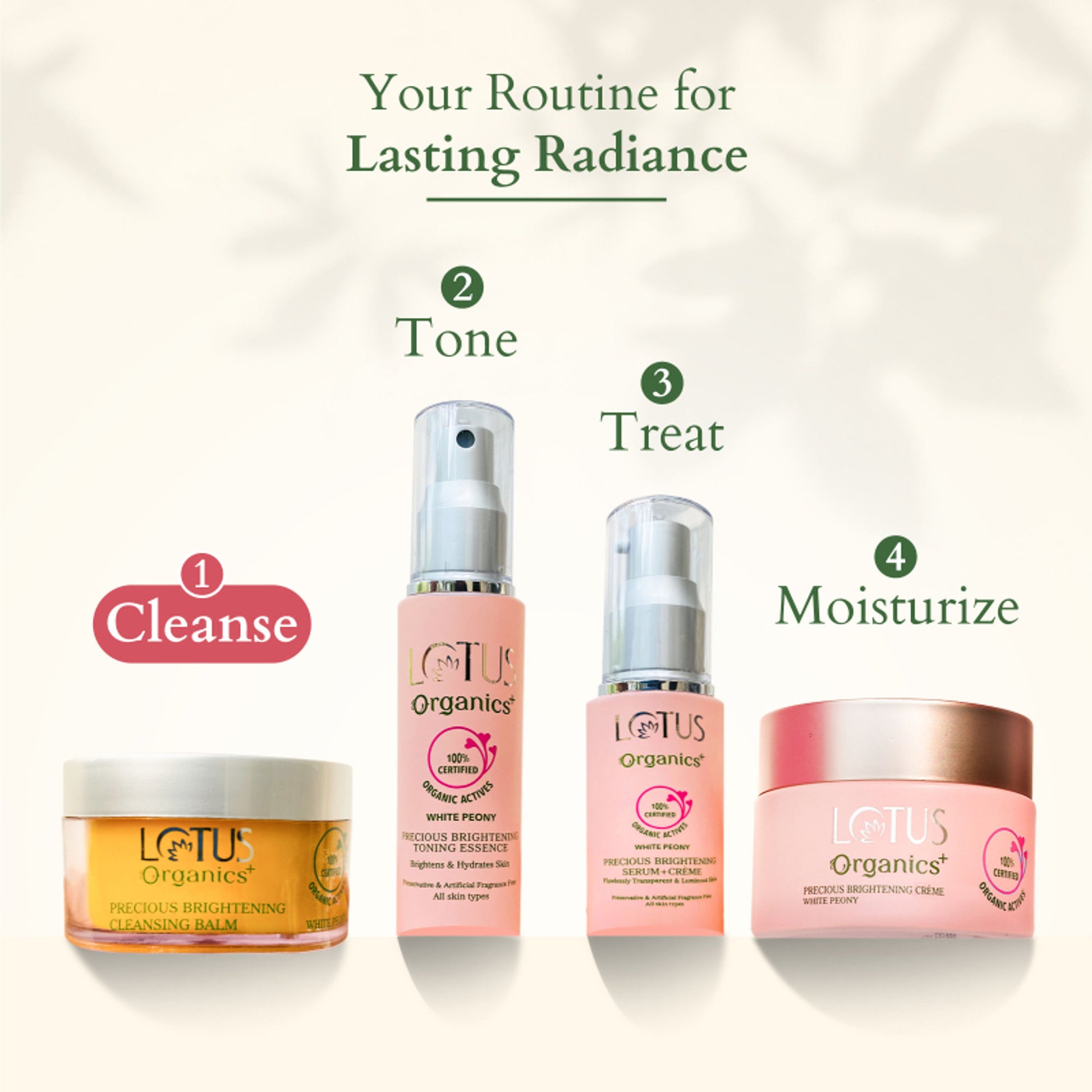 Lotus Organics+ Precious Brightening Cleansing Balm