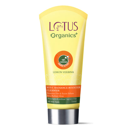 Lotus Organics Vit-C Radiance Booster Cleanser - Lemon Verbena