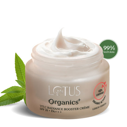 Lotus Organics Vit-C Radiance Booster Crème SPF 20 PA+++ - Lemon Verbena