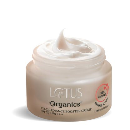 Lotus Organics Vit-C Radiance Booster Crème SPF 20 PA+++ - Lemon Verbena