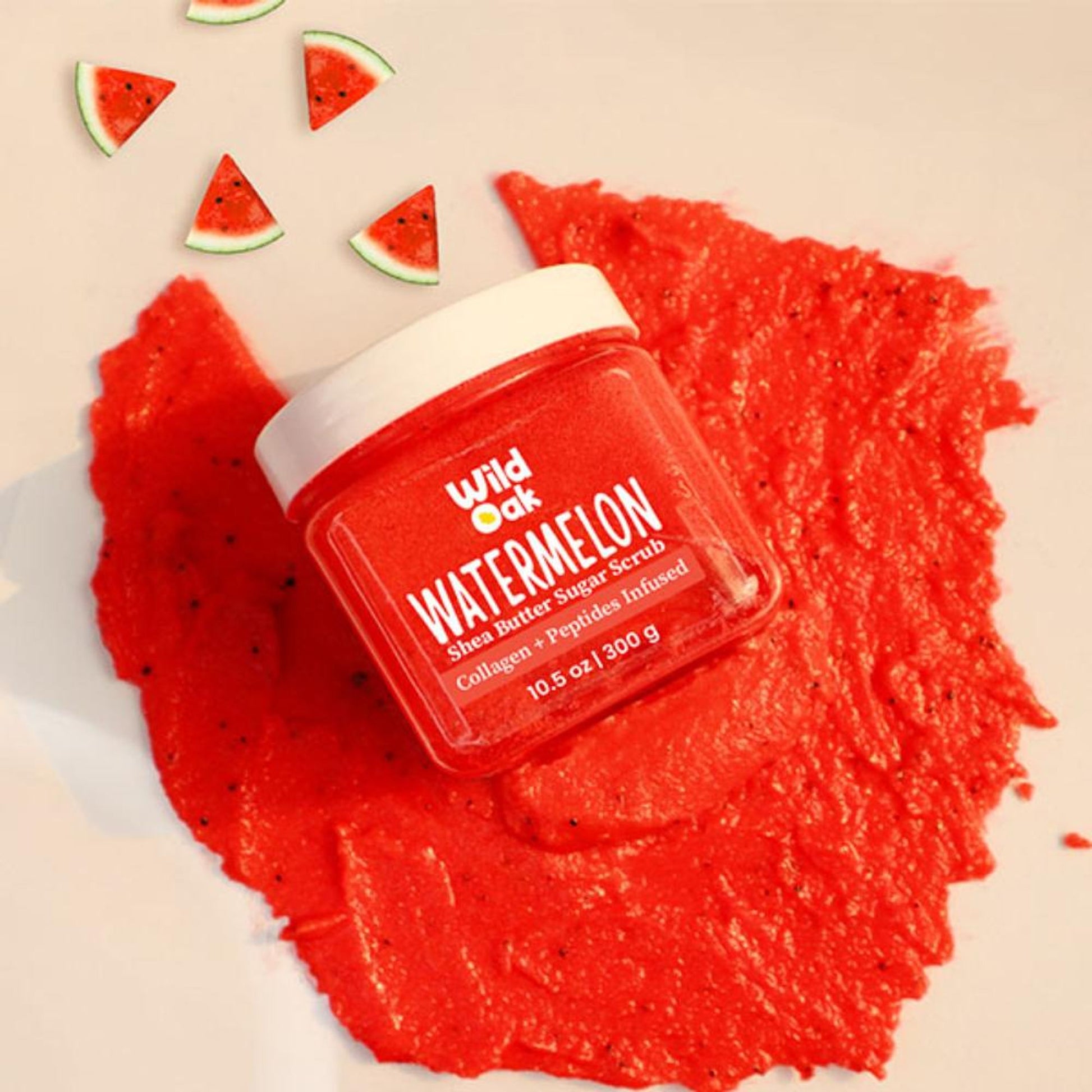 Wild Oak Watermelon Shea Butter Sugar Body Scrub