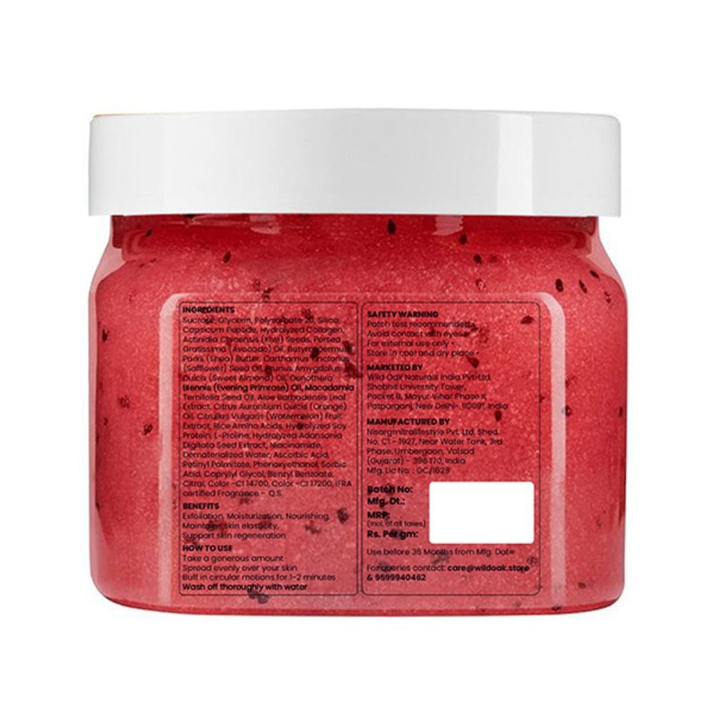 Wild Oak Watermelon Shea Butter Sugar Body Scrub