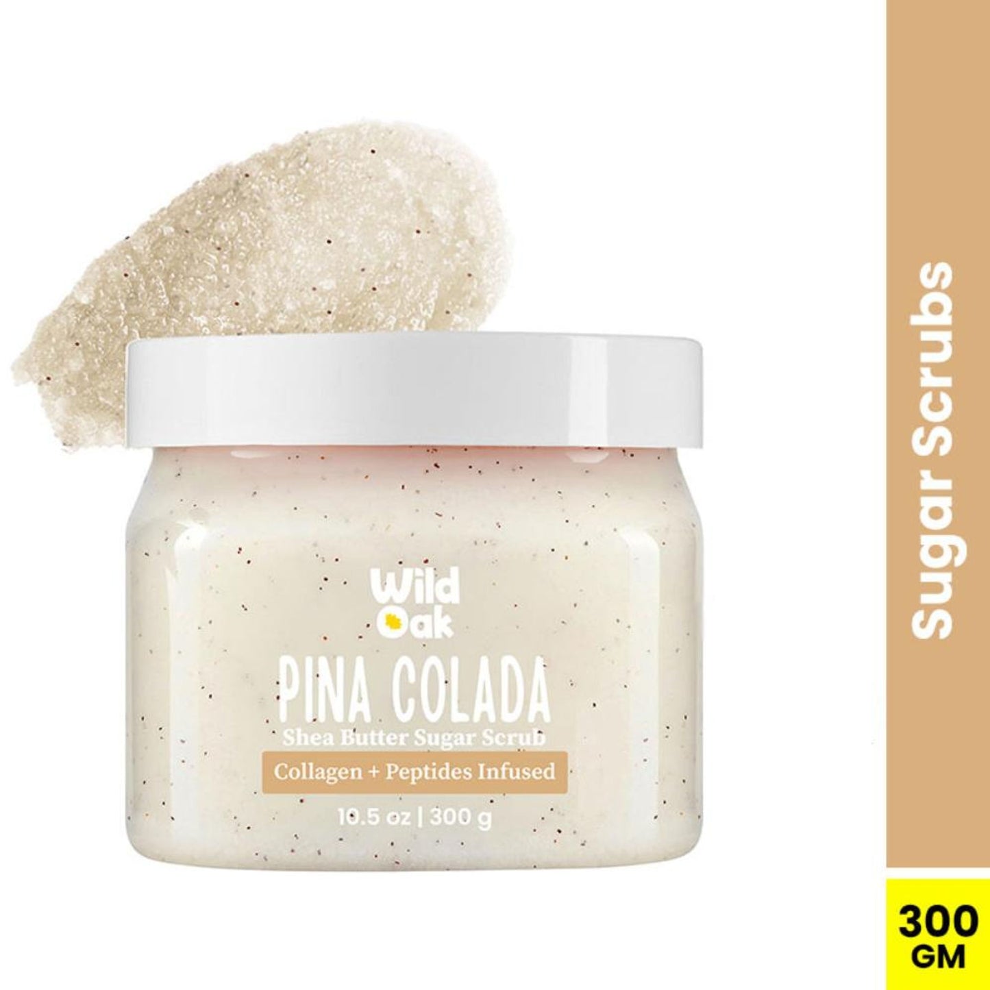 Wild Oak Pina Colada Shea Butter Sugar Body Scrub