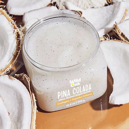 Wild Oak Pina Colada Shea Butter Sugar Body Scrub