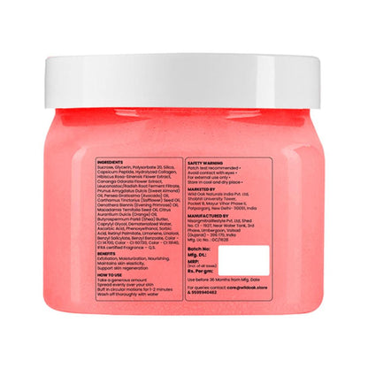 Wild Oak Pink Hibiscus Shea Butter Sugar Body Scrub