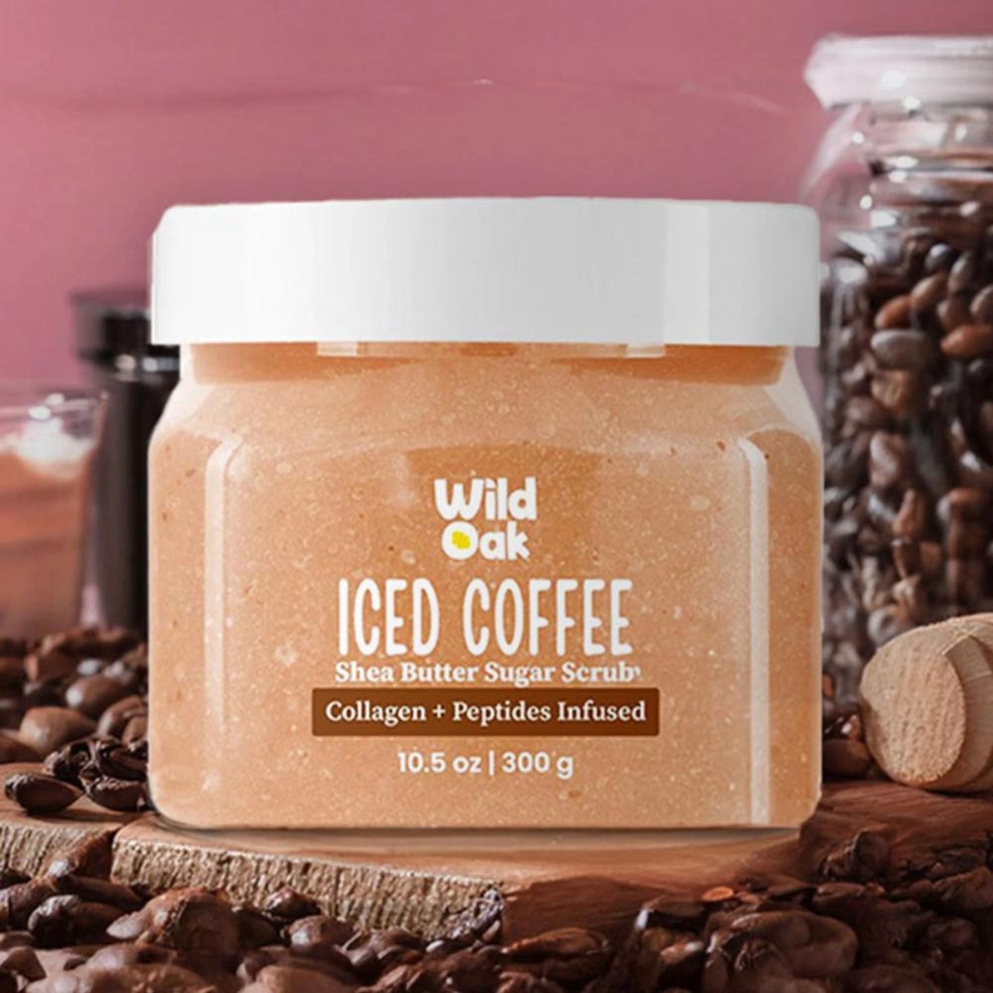 Wild Oak Iced Coffee Shea Butter Sugar Body Scrub
