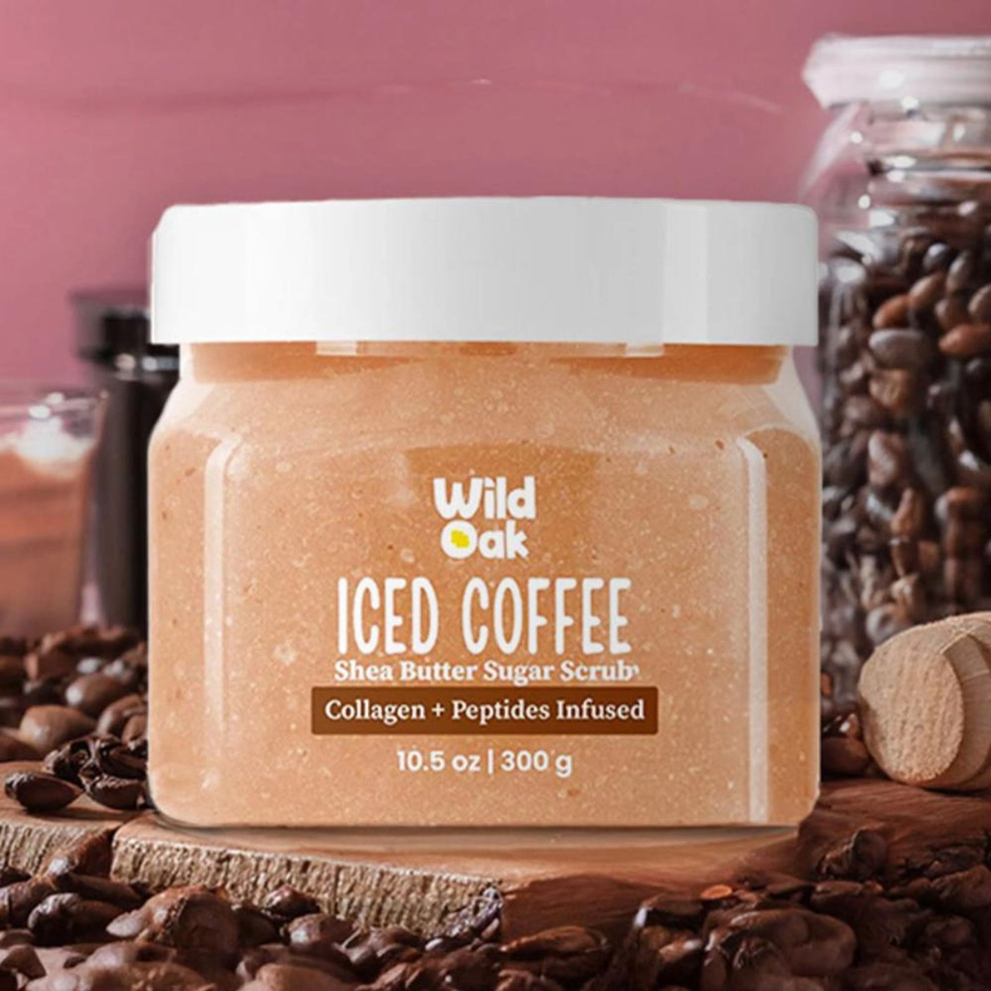 Wild Oak Iced Coffee Shea Butter Sugar Body Scrub