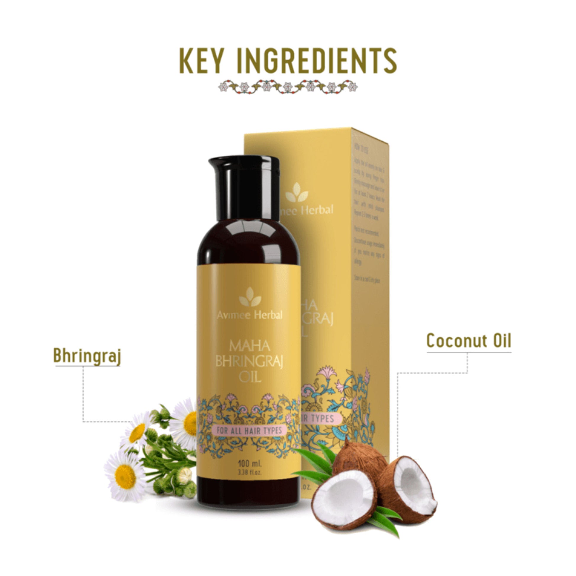Avimee Herbal Hair Oil with Mahabhringraj