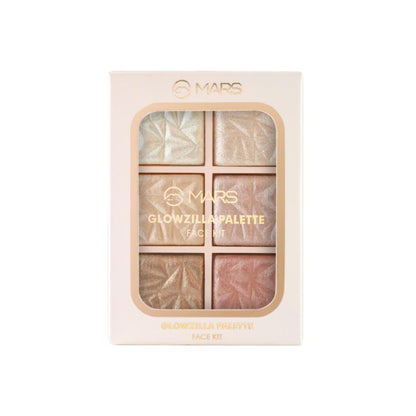 MARS Glowzilla 6 Shade Face Highlighter Palette - 02