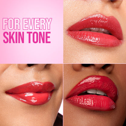 Nykaa Lip Glaze High Shine and Pigment Lip Gloss Oil in Cherry Custard shade, glossy and vibrant lip product by Nykaa Cosmetics