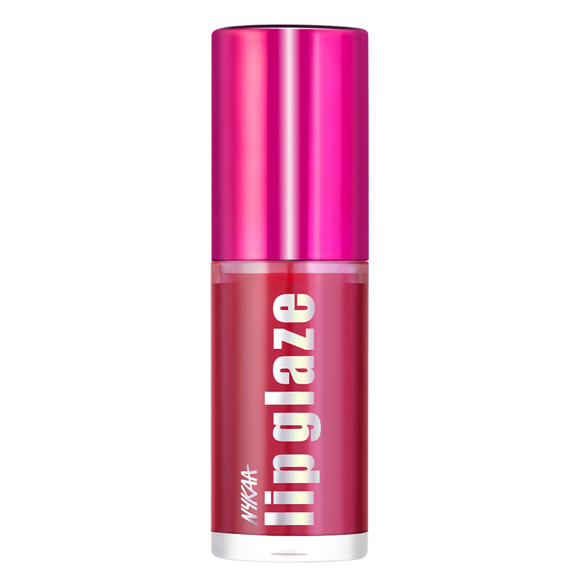 Nykaa Lip Glaze High Shine and Pigment Lip Gloss Oil Lip Glaze - Raspberry Ganache