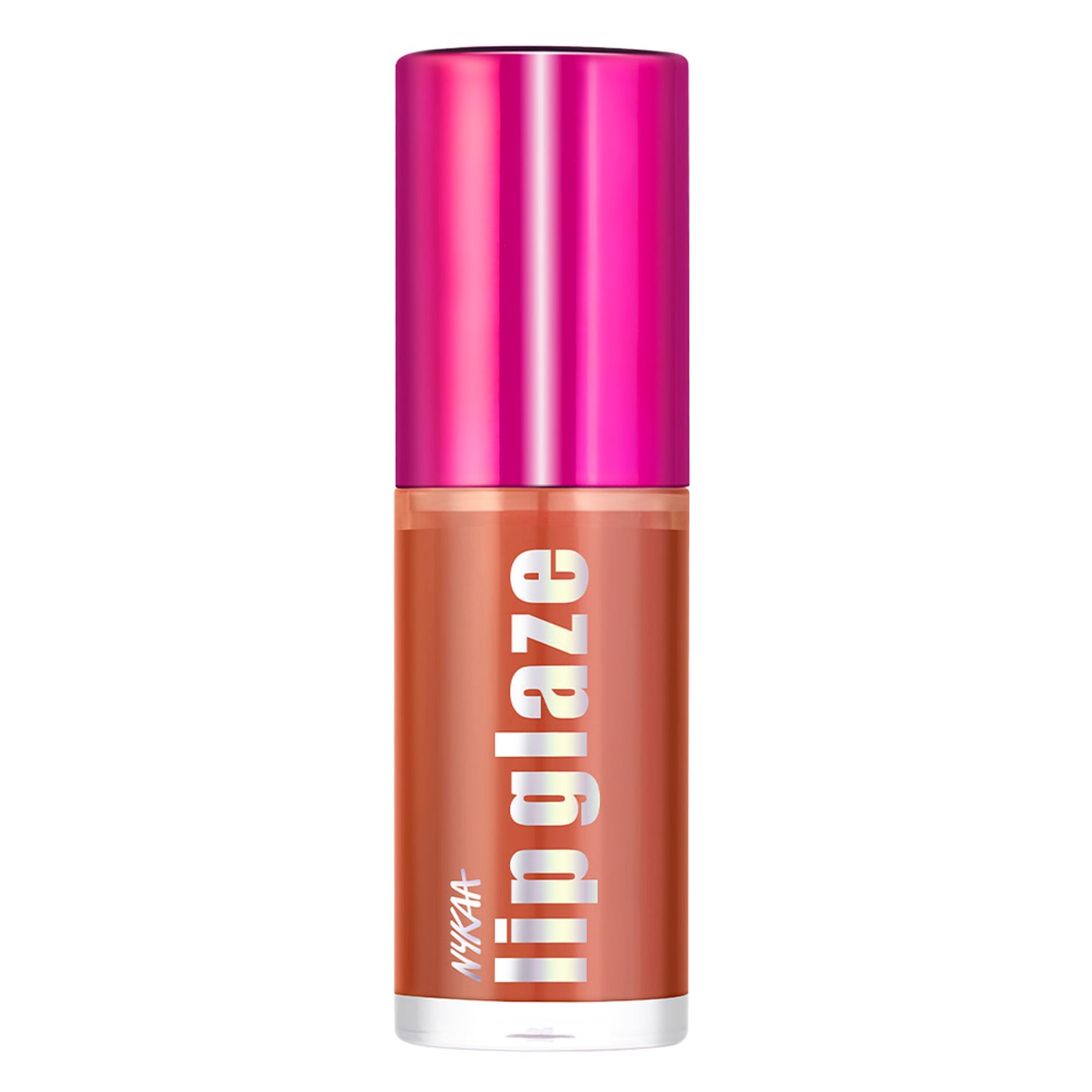 Nykaa Lip Glaze High Shine and Pigment Lip Gloss Oil Lip Glaze - Caramel Pudding