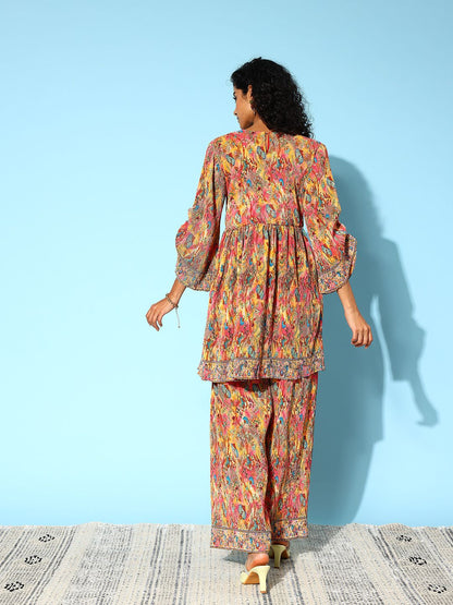 Dhiyona IE Women Floral Printed Co-Ords Set