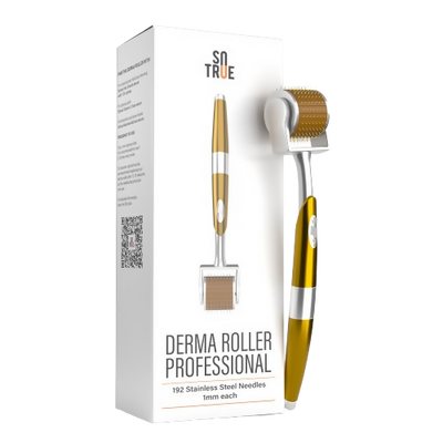 Sotrue Derma Roller Professional For Hair Growth 1 Mm With 192 Stainless Steel Needles