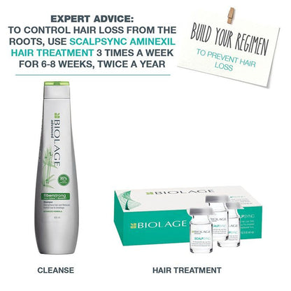 Biolage Aminexil Hair Treatment Pack, Reduces Hair Loss from Roots, 10x6ml