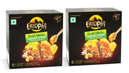 Eatopia Fruit Minis - Jackfruit Almond Protein Mini Bar