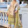 Dhiyona IE Floral Embroidered Regular Thread Work Kurta With Trouser & Dupatta