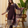 Dhiyona VV Vireya Coffee Embroidred Kurta Sets with Sequins Work Women Suits