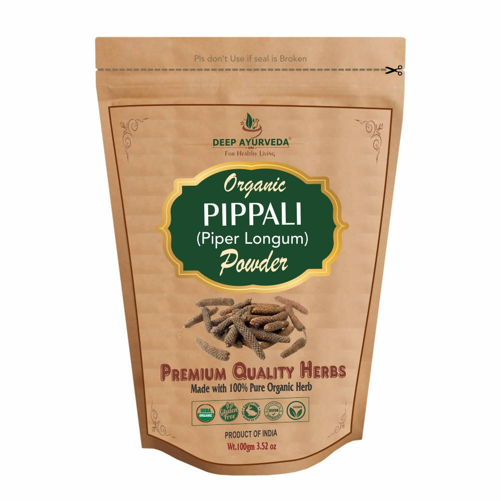Deep Ayurveda Organic Pippali Powder - Indyancart