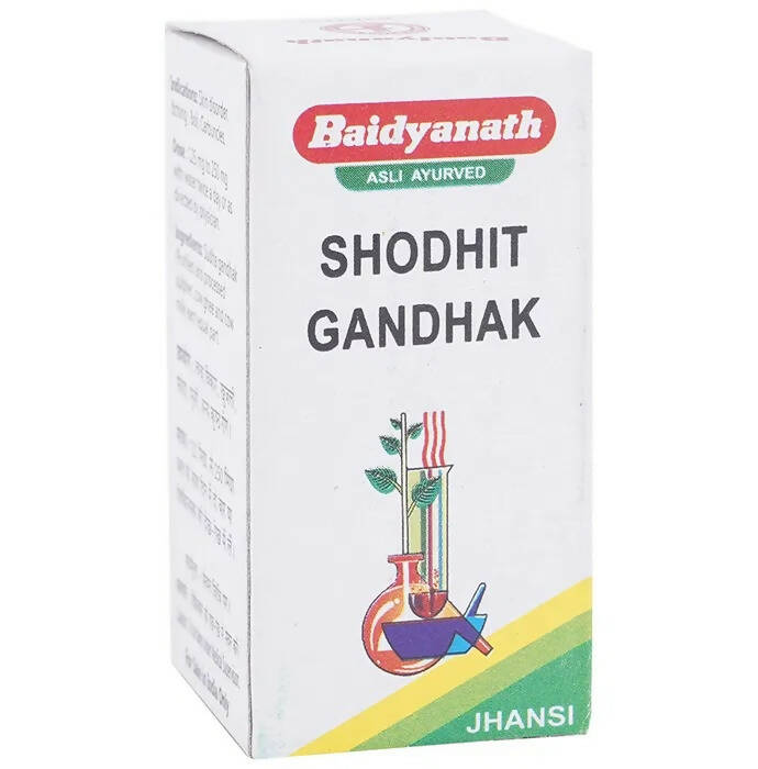 Baidyanath Jhansi Shodhit Gandhak Powder - Indyancart