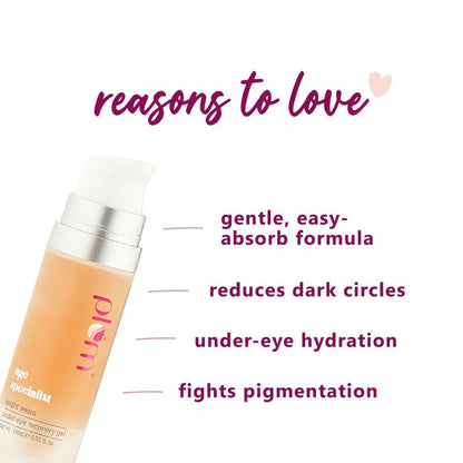 Plum Goodness Bright Years Under-Eye Recovery Gel For Mature Skin