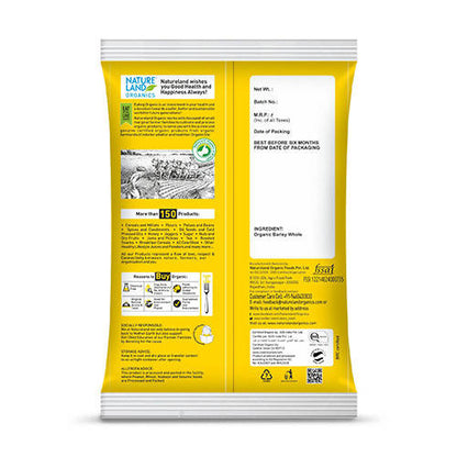 Nature Land Organics Barley Flour - Indyancart