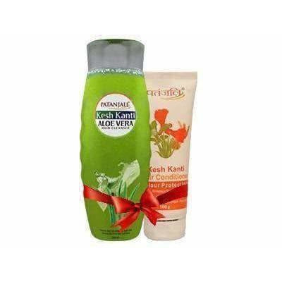 Patanjali Aloevera Shampoo & Colour Protection Conditioner Combo Pack - Indyancart
