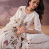 Dhiyona IE Floral Embroidered Thread Work Straight Kurta With Trousers & Dupatta