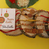 Dhiyona Set Of 5 Beaded Rakhis With Roli Rice & Greeting Card