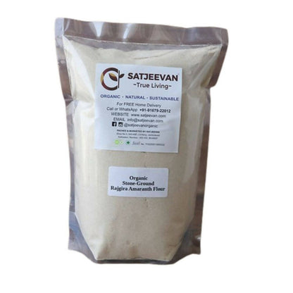 Satjeevan Organic Stone-Ground Rajgira Amaranth Flour - Indyancart