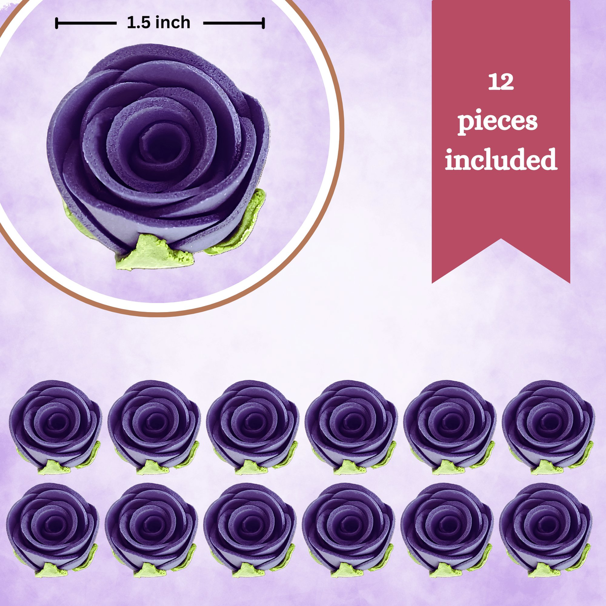 Confect Purple | Edible Sugar Flowers