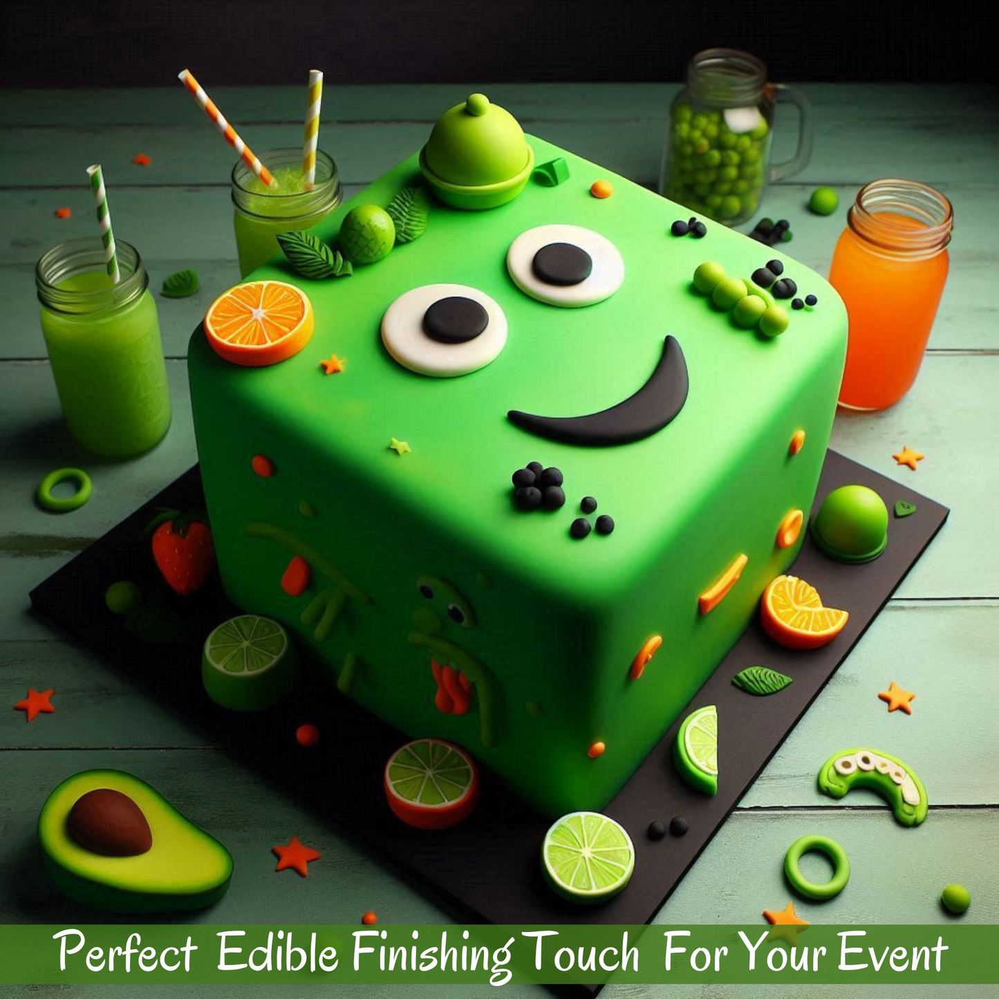 Confect Neon Green Fondant | Edible Sugarpaste