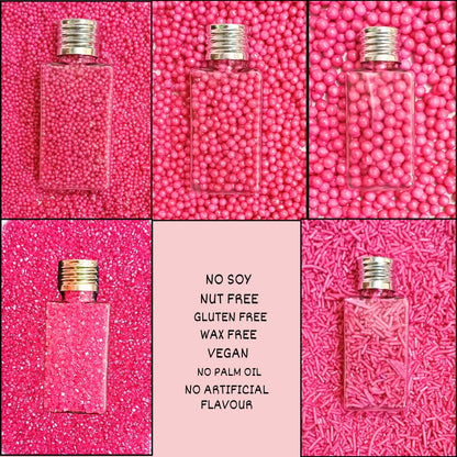 Confect Sprinkles for Cakes & Cupcakes Decoration | USP-7(Hot Pink)