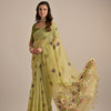 Dhiyona GR Women's Arisaa Green Muga Cotton Saree
