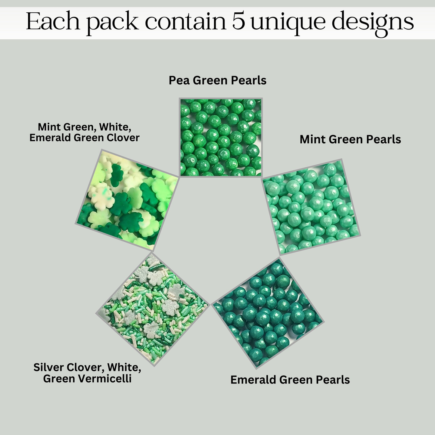 Confect St. Patrick's Sprinkles Multipack 7