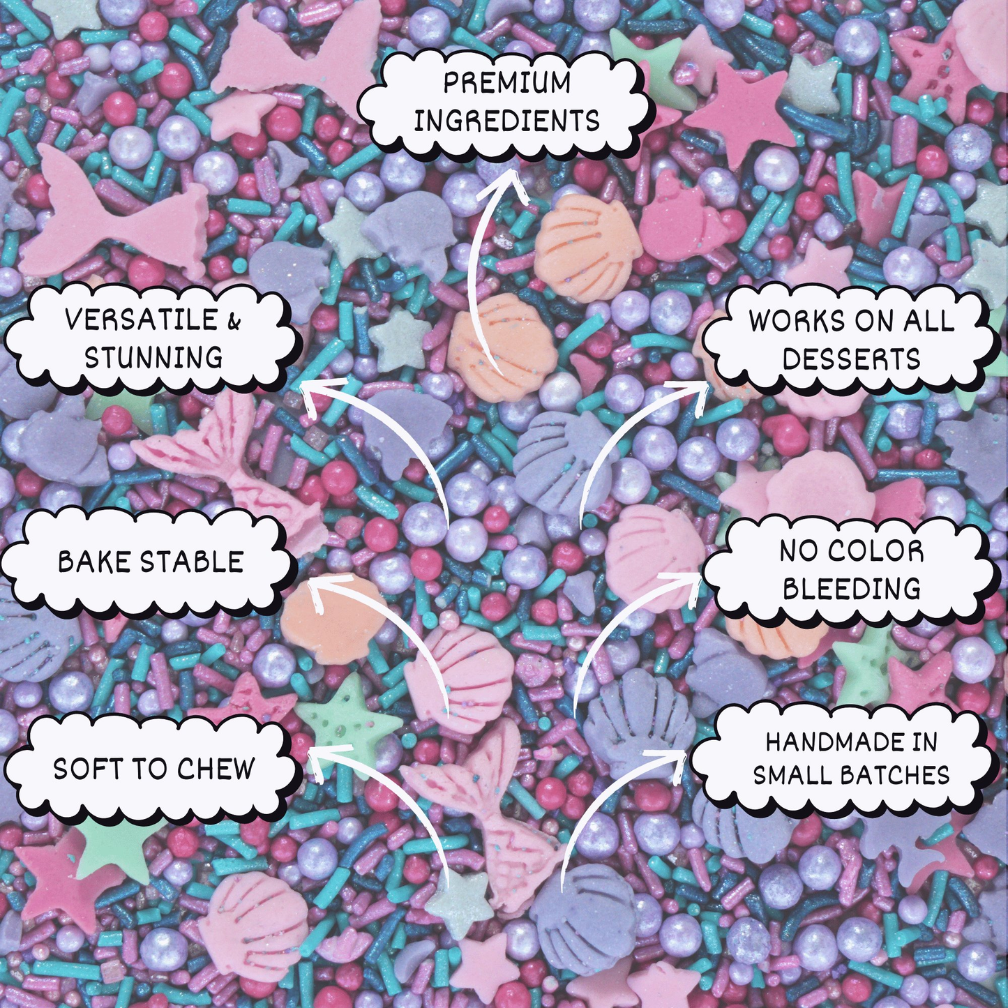 Confect Under the Sea Sprinkles for Decoration 06