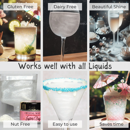 Confect Crystal White | Edible Luster Dust
