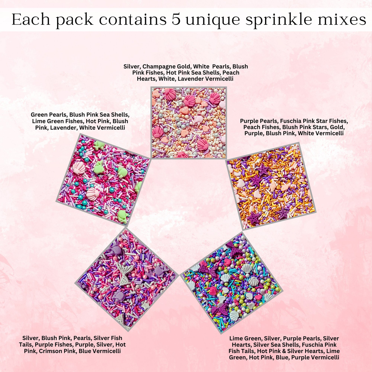 Confect Under the Sea Sprinkles for Decorations 03