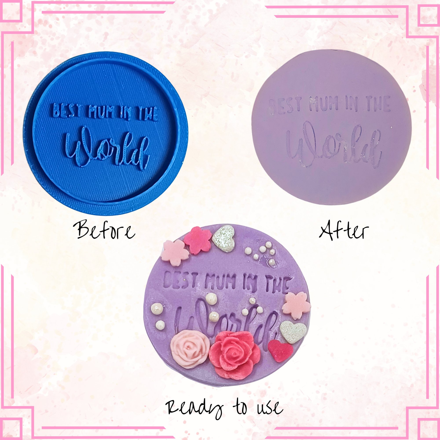 Confect Mother's Day Topper Cutters (MDay-Cutters-03)