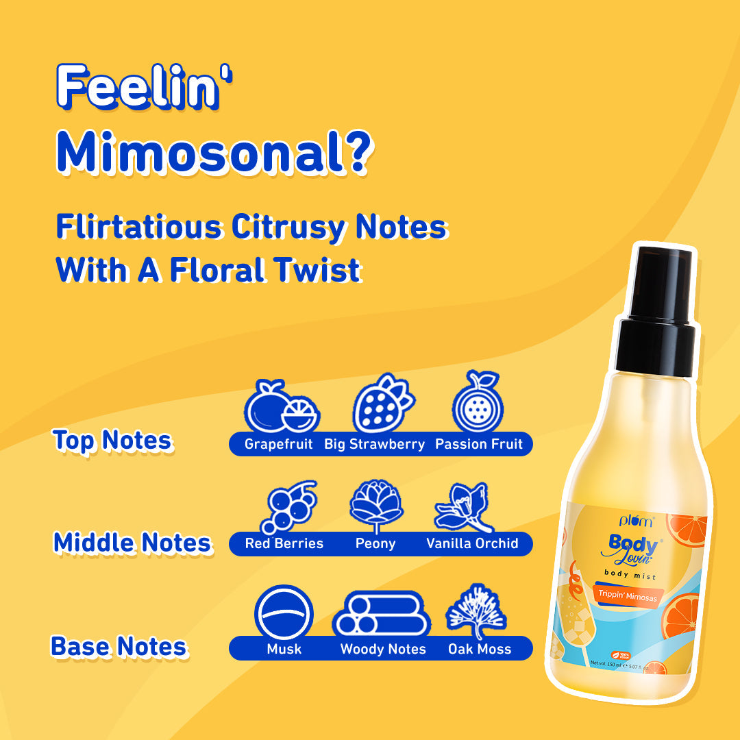 Plum Goodness Trippin Mimosas Body Mist by BodyLovin'