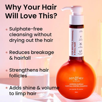 Dot & Key Moringa & Argan Oil Hair Care Shampoo