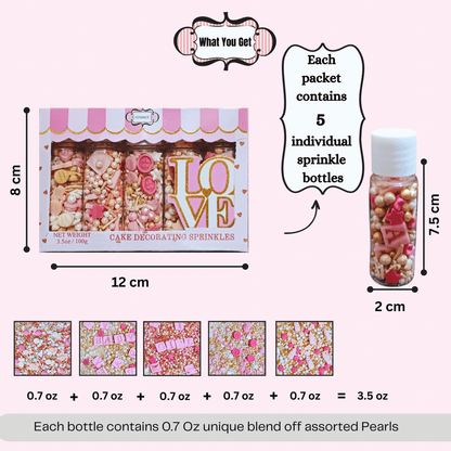 Confect Girls Baby Shower Sprinkles | Edible Sprinkles