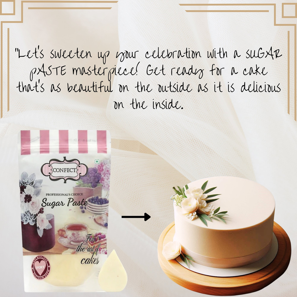 Confect Ivory Fondant | Edible Sugarpaste