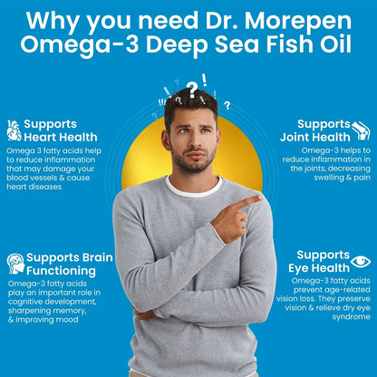 Dr Morpen Omega-3 Deep Sea Fish Oil 1000Mg + Weight Gainer
